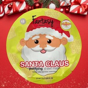 ⚠️10 For $25⚠️♡Home  Fantasy by Masque Bar Santa Claus Purifying Sheet Mask